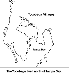 Tocobaga Indians - Villages Location